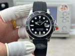 Rolex Yacht-Master 3235 Movement 42mm Black Face Oysterflex Band Watch
